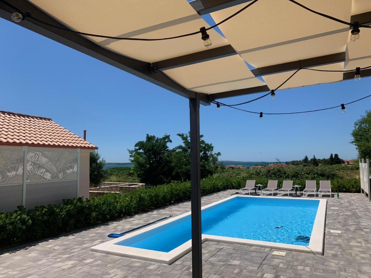 Villa Katarina - Grosser Pool Beheizt - Meerblick Vrsi Dış mekan fotoğraf